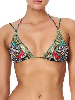 Camilla "Guardians Of The Sun" Bikini Top Medium NWT $329